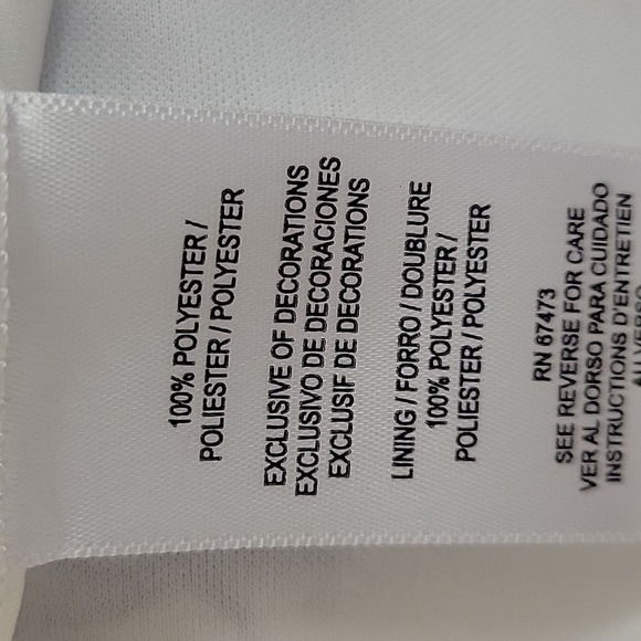 Taylor Blue and White Floral Maxi Tiered Prairie Dress women's Sz 10. New - Picture 8 of 10